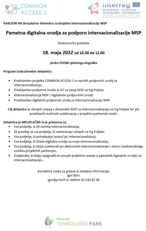 CA2 D2 vabilo delavnica 2