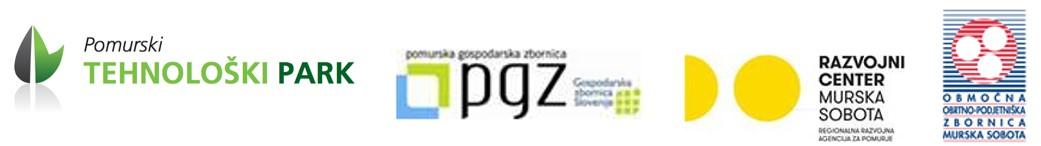 Konzorcij Pomurje logotipi partnerjev