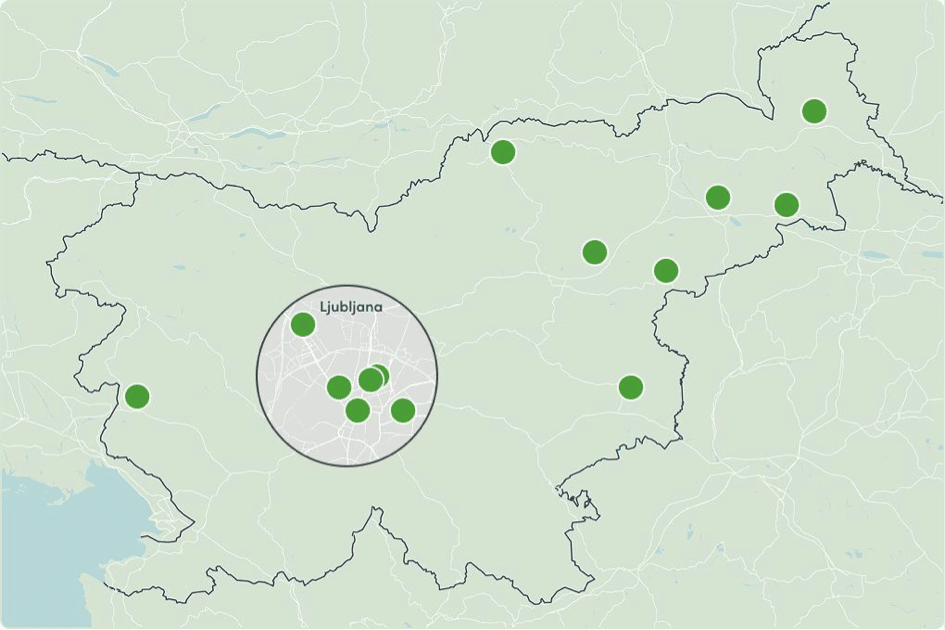 Vstopne točke Slovenskega centra za krožno gospodarstvo (SCKG) 2 Vstopne tocke SLO